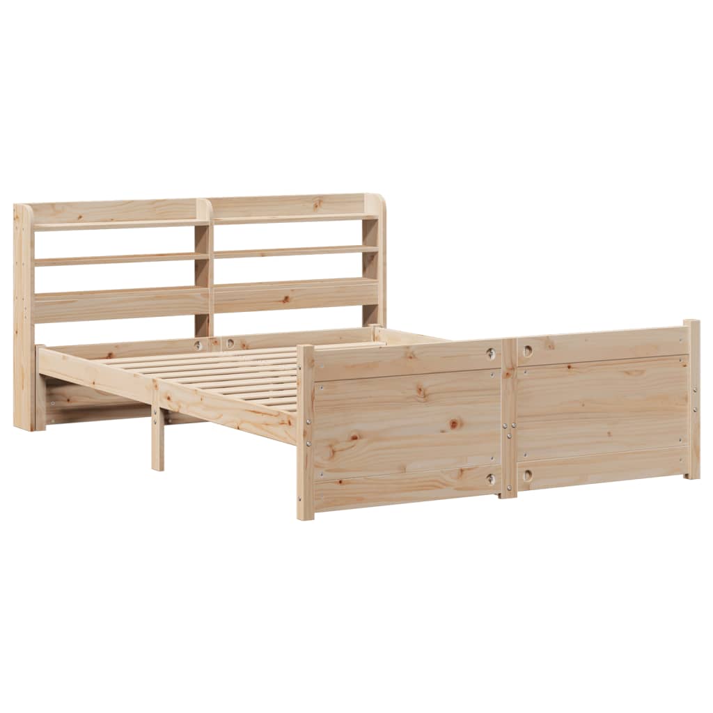 Bed frame with headboard without mattress 120x200 cm