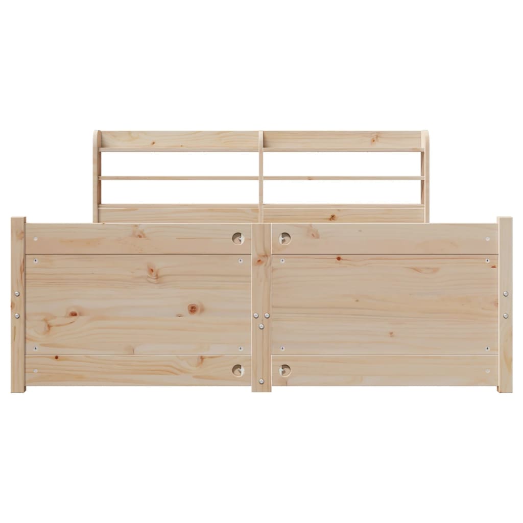 Bed frame with headboard without mattress 160x200 cm