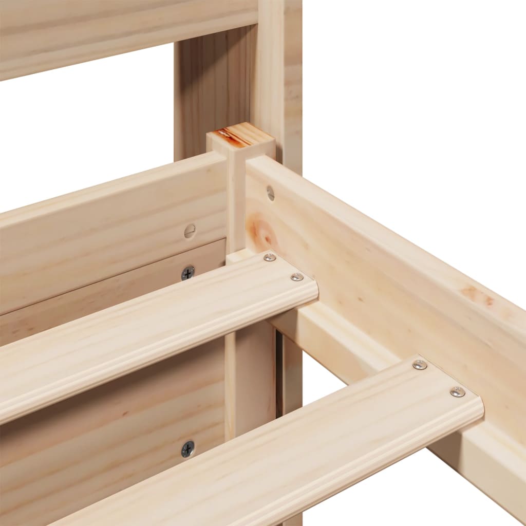 Bettgestell mit Kopfteil ohne Matratze 180x200 cm