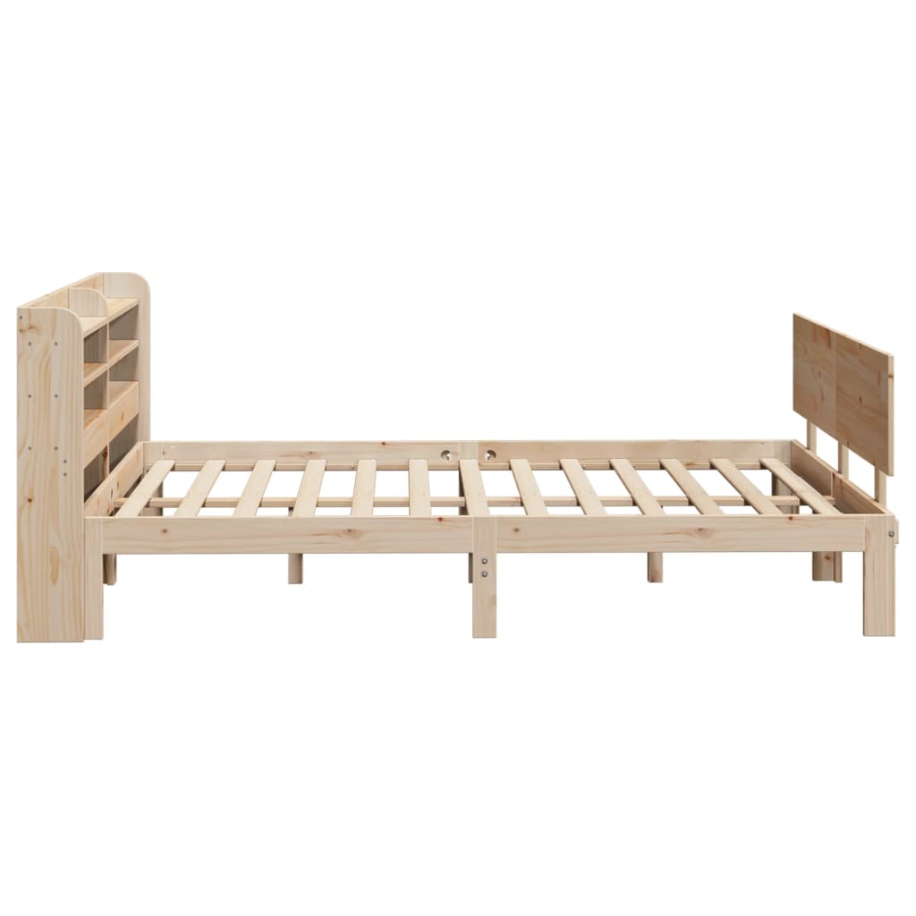 Bed frame with headboard without mattress 120x200 cm