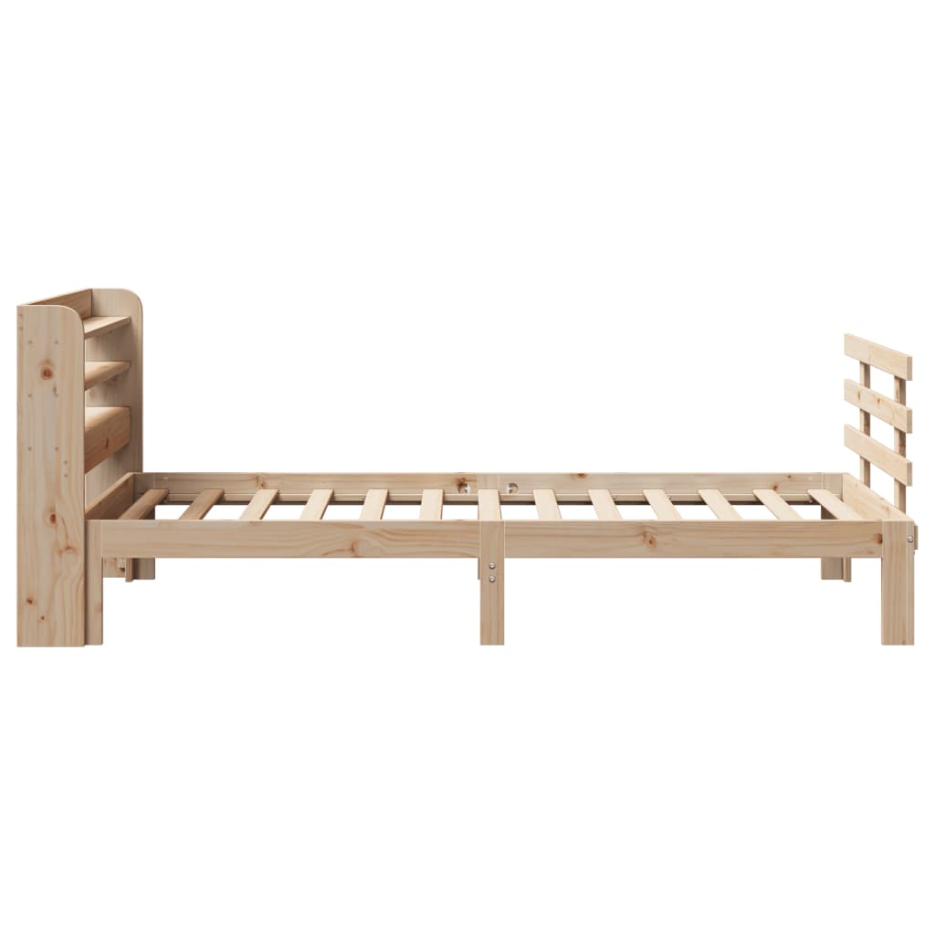Bettgestell mit Kopfteil ohne Matratze 90x200 cm