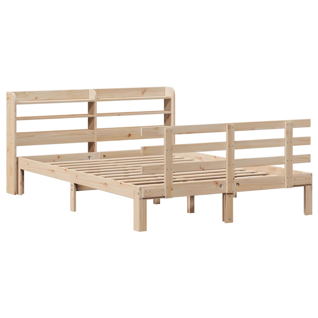 Bettgestell mit Kopfteil ohne Matratze 150x200 cm