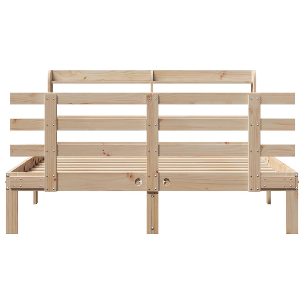 Bettgestell mit Kopfteil ohne Matratze 150x200 cm