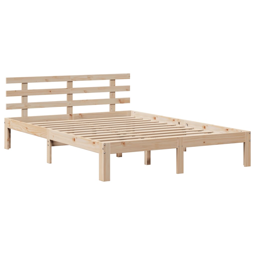 Bettgestell mit Kopfteil ohne Matratze 150x200 cm