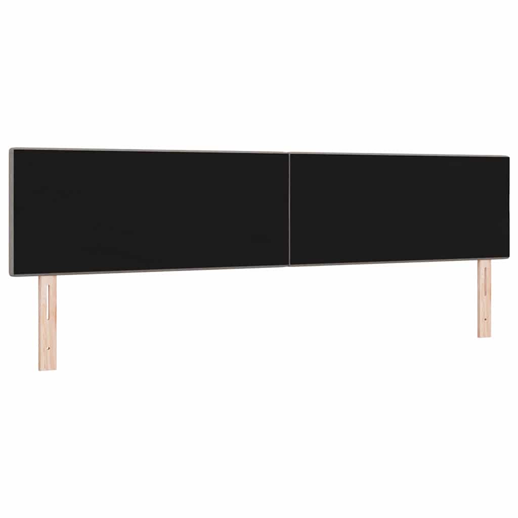 LED Kopfteil Taupe Stoff