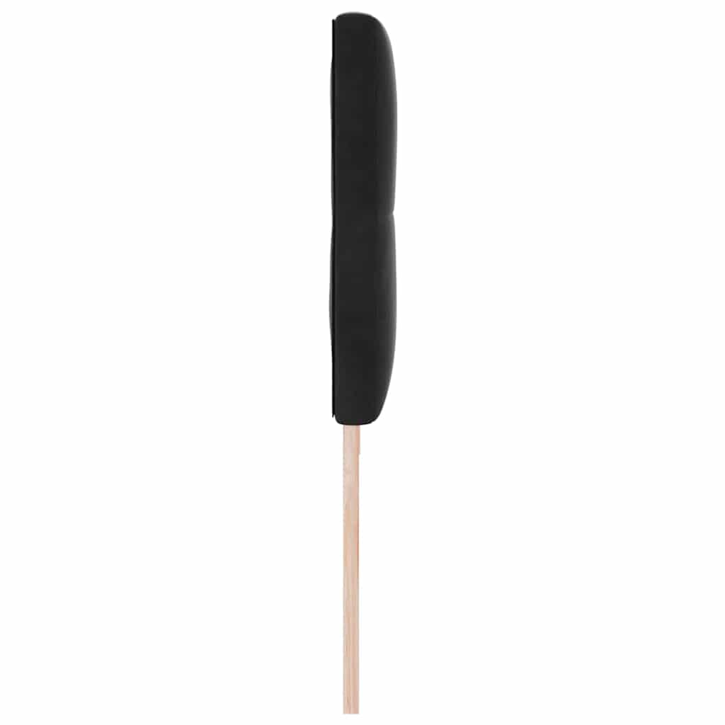 LED Kopfteil mit LED-Lichtleisten Schwarz 200 cm Samt