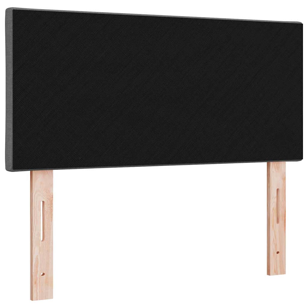 LED Kopfteil Grau Stoff