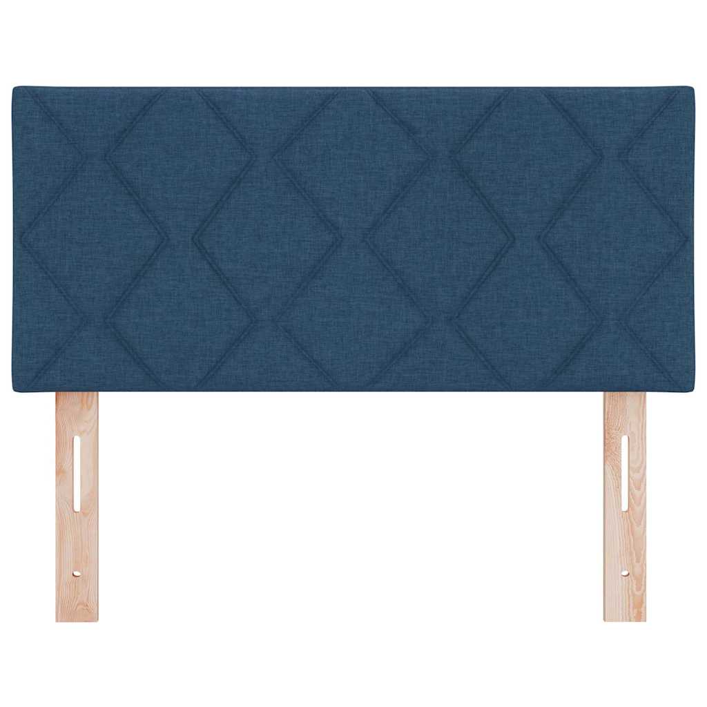 LED Kopfteil Blau Stoff