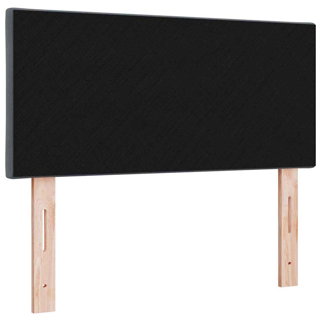 LED Kopfteil Dunkelgrau 90 cm Samt