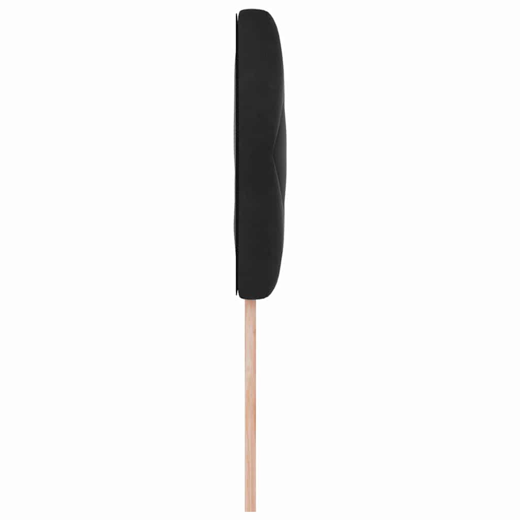 LED Kopfteil Schwarz 90 cm Samt