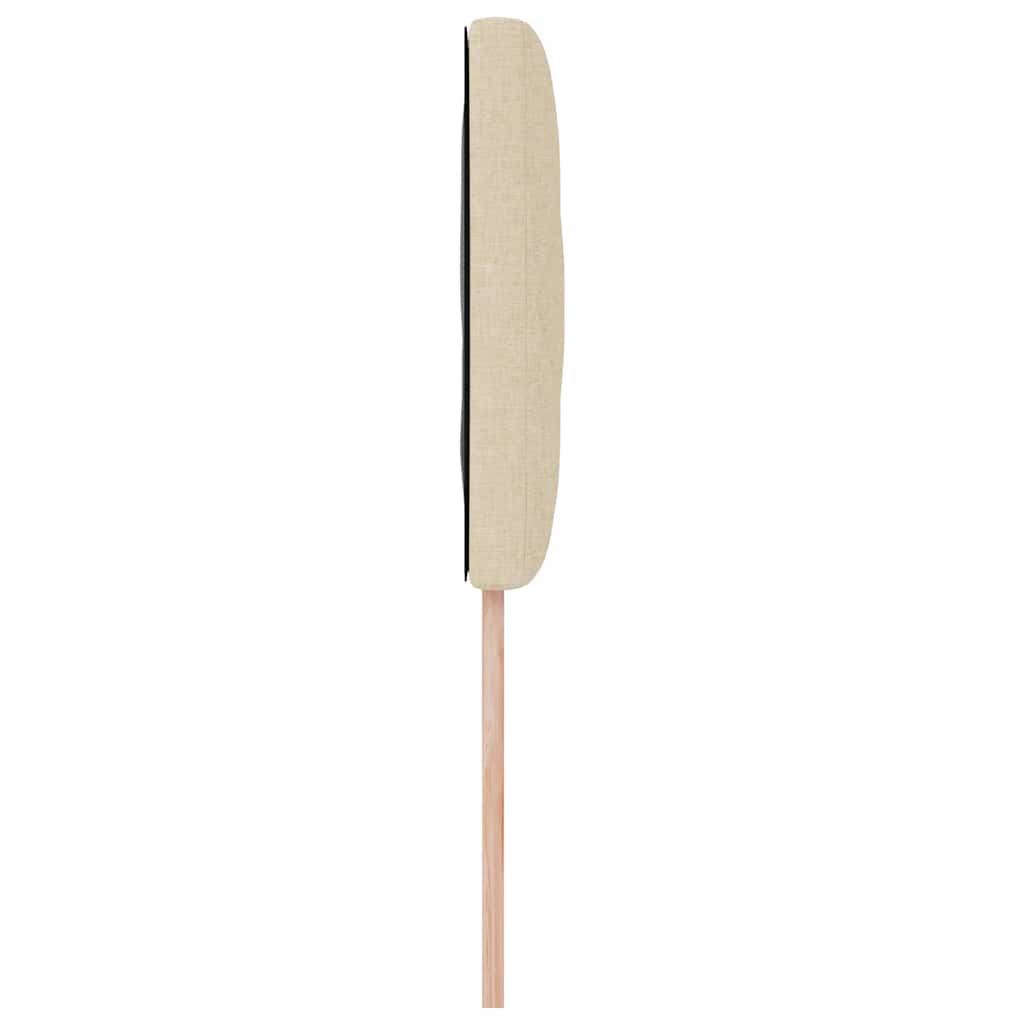 LED Kopfteil Creme Stoff
