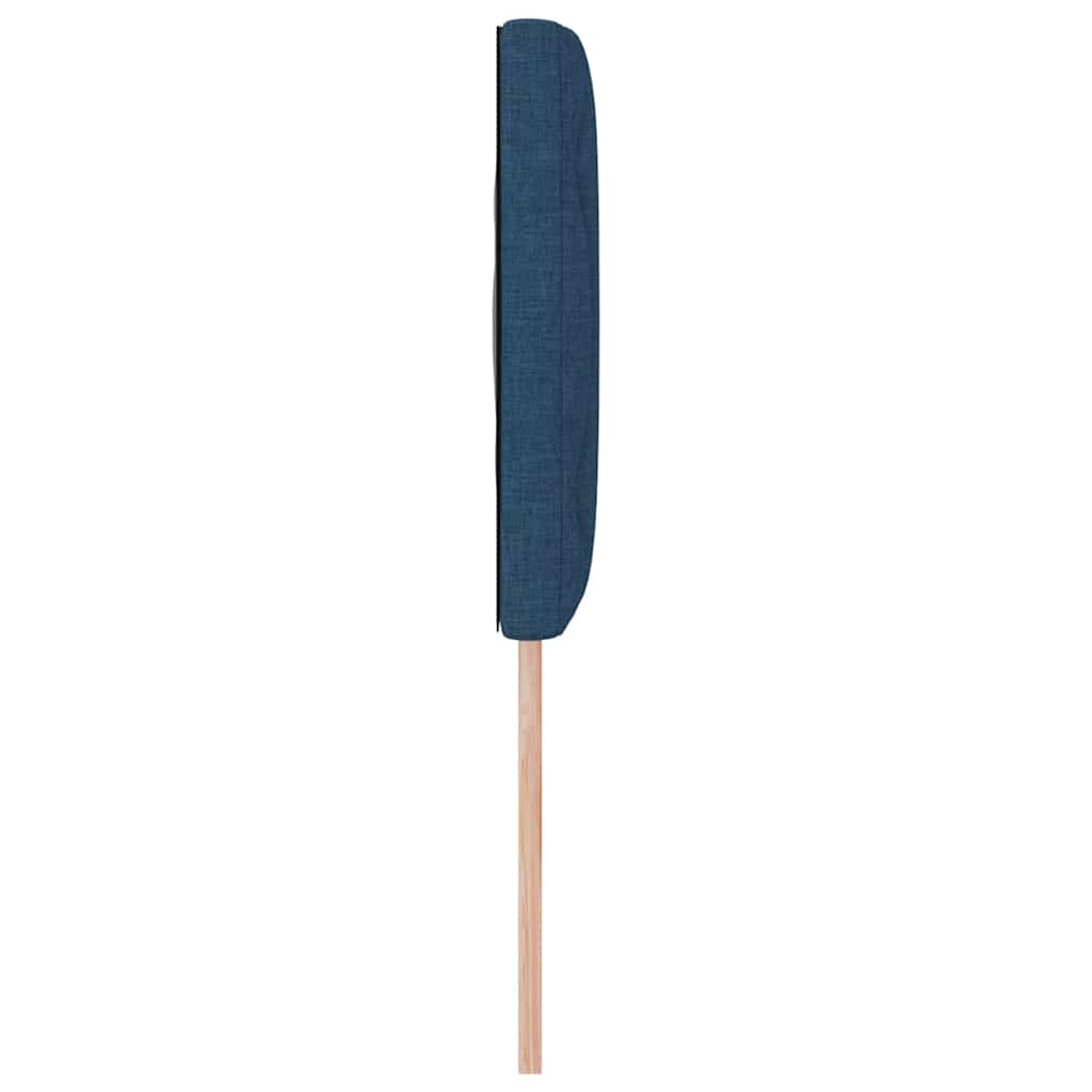 LED Kopfteil Blau 160 cm Stoff