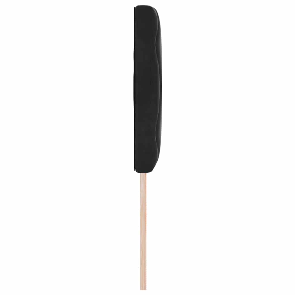 LED Kopfteil Schwarz 160 cm Samt