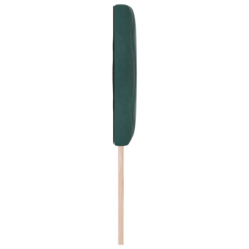 LED Kopfteil Dunkelgrün 160 cm Samt