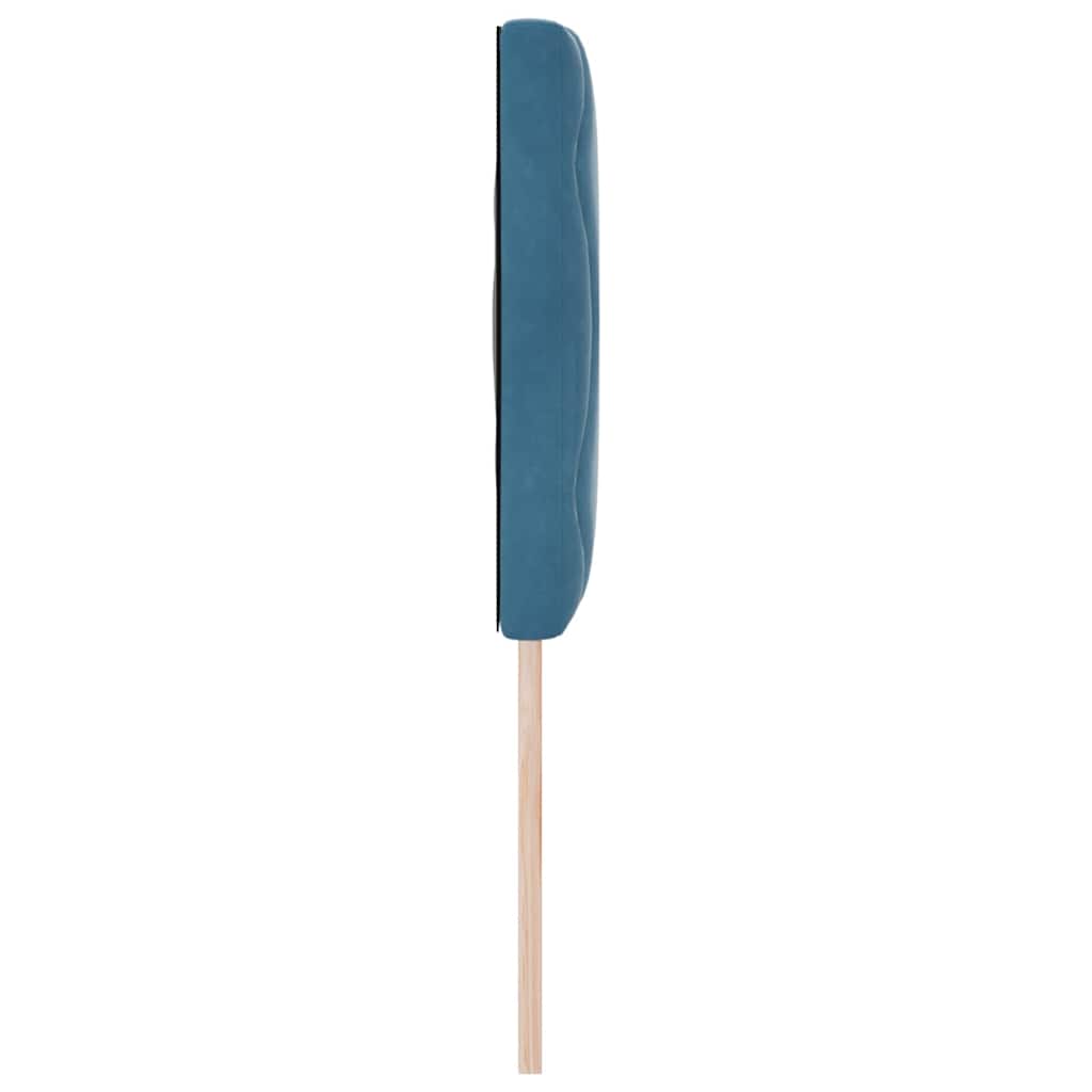 LED Kopfteil Dunkelblau 160 cm Samt