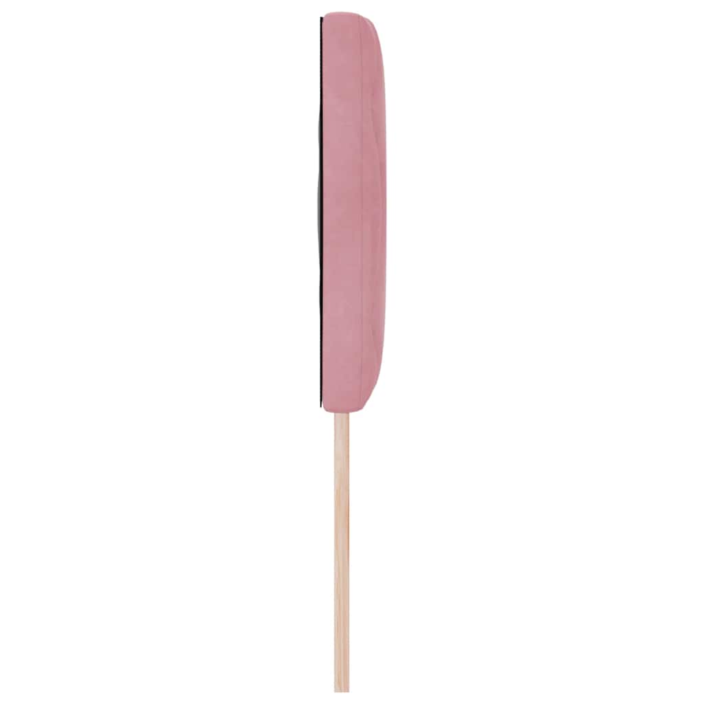 LED Kopfteil Rosa 160 cm Samt