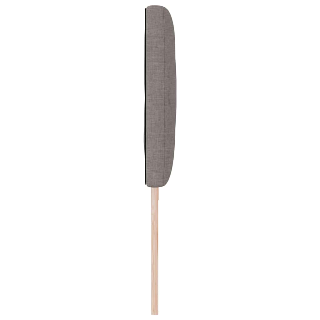 LED Kopfteil Taupe Stoff