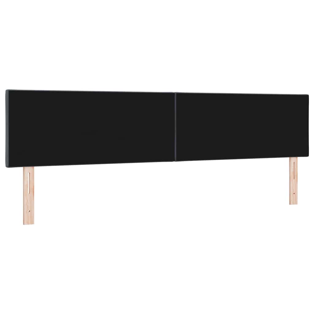 LED Kopfteil Dunkelgrau 200 cm Samt