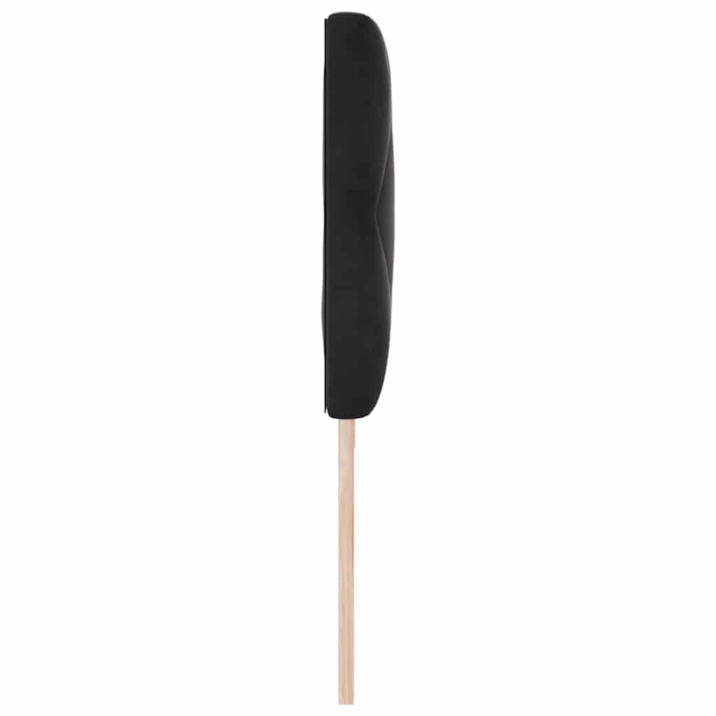 LED Kopfteil Schwarz 200 cm Samt