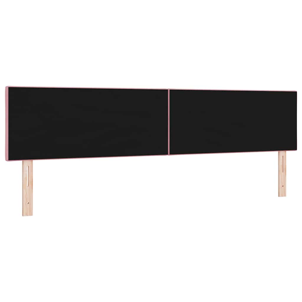 LED Kopfteil Rosa 200 cm Samt