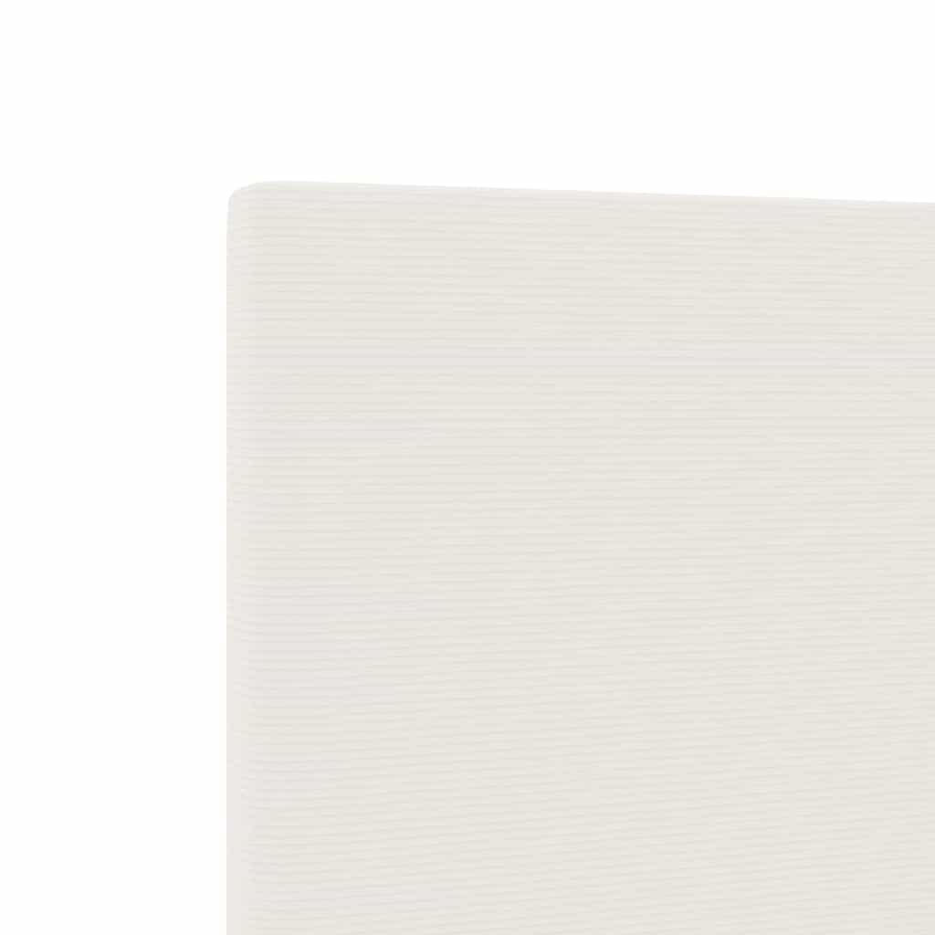 LED Kopfteil mit LED-Lichtleisten Creme 100 cm Cordstoff