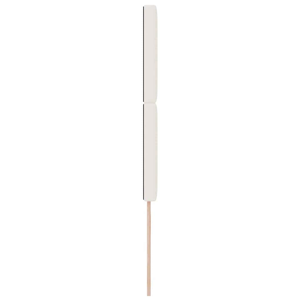 LED Kopfteil mit LED-Lichtleisten Creme 100 cm Cordstoff