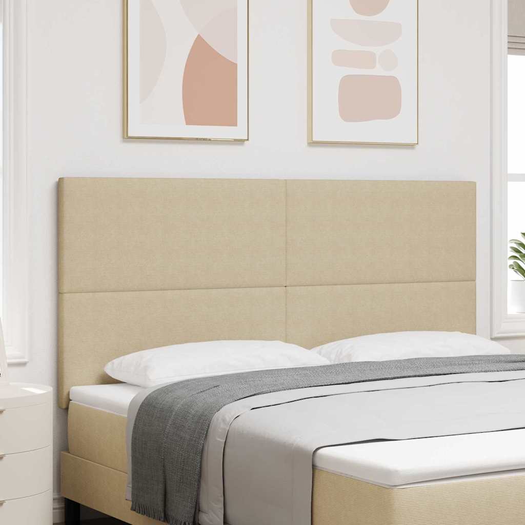 LED Kopfteil mit LED-Lichtleisten Grau-Grün 180 cm Cordstoff