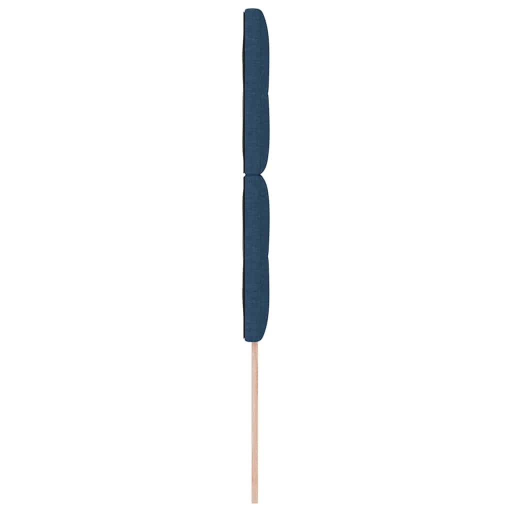 LED Kopfteil mit LED-Lichtleisten mit Kopfteil Blau 80 cm Stoff