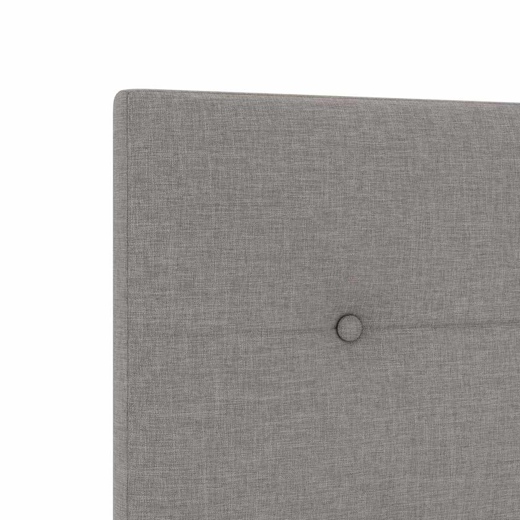 LED Kopfteil mit LED-Lichtleisten Taupe 90 cm Stoff