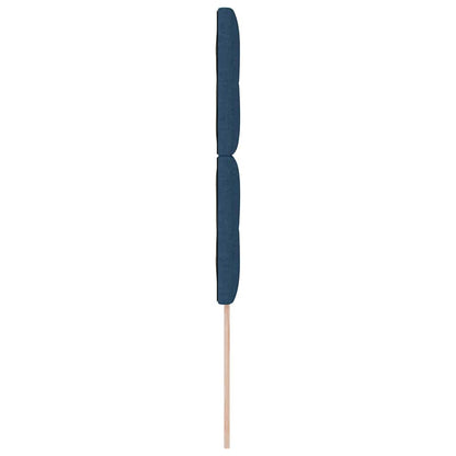 LED Kopfteil mit LED-Lichtleisten mit Kopfteil Blau 90 cm Stoff