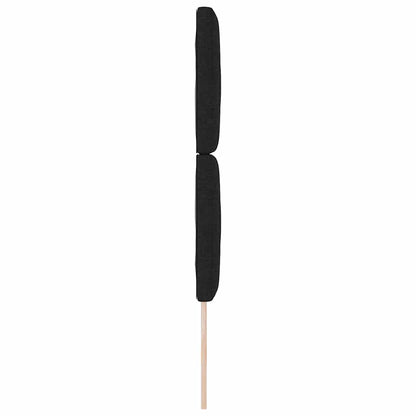 LED Kopfteil Schwarz Stoff
