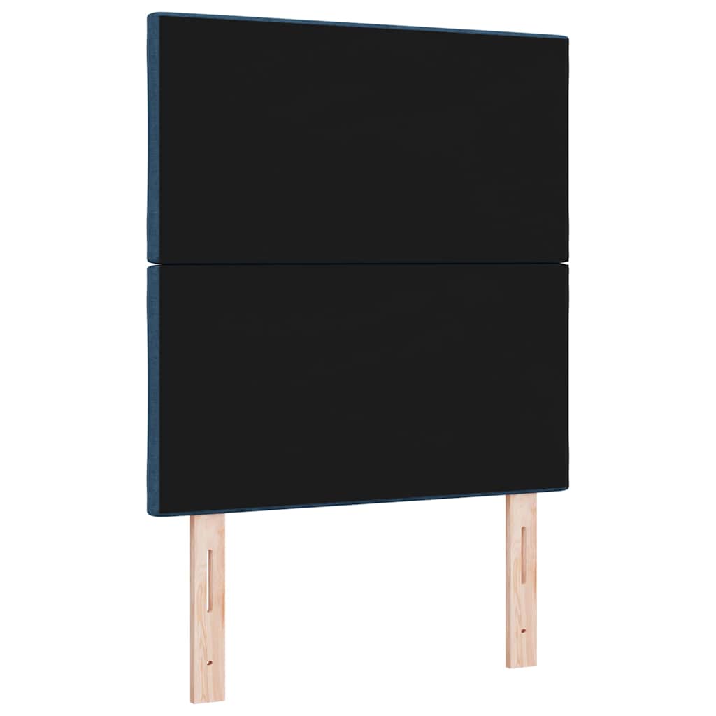 LED Kopfteil Blau 80 cm Stoff