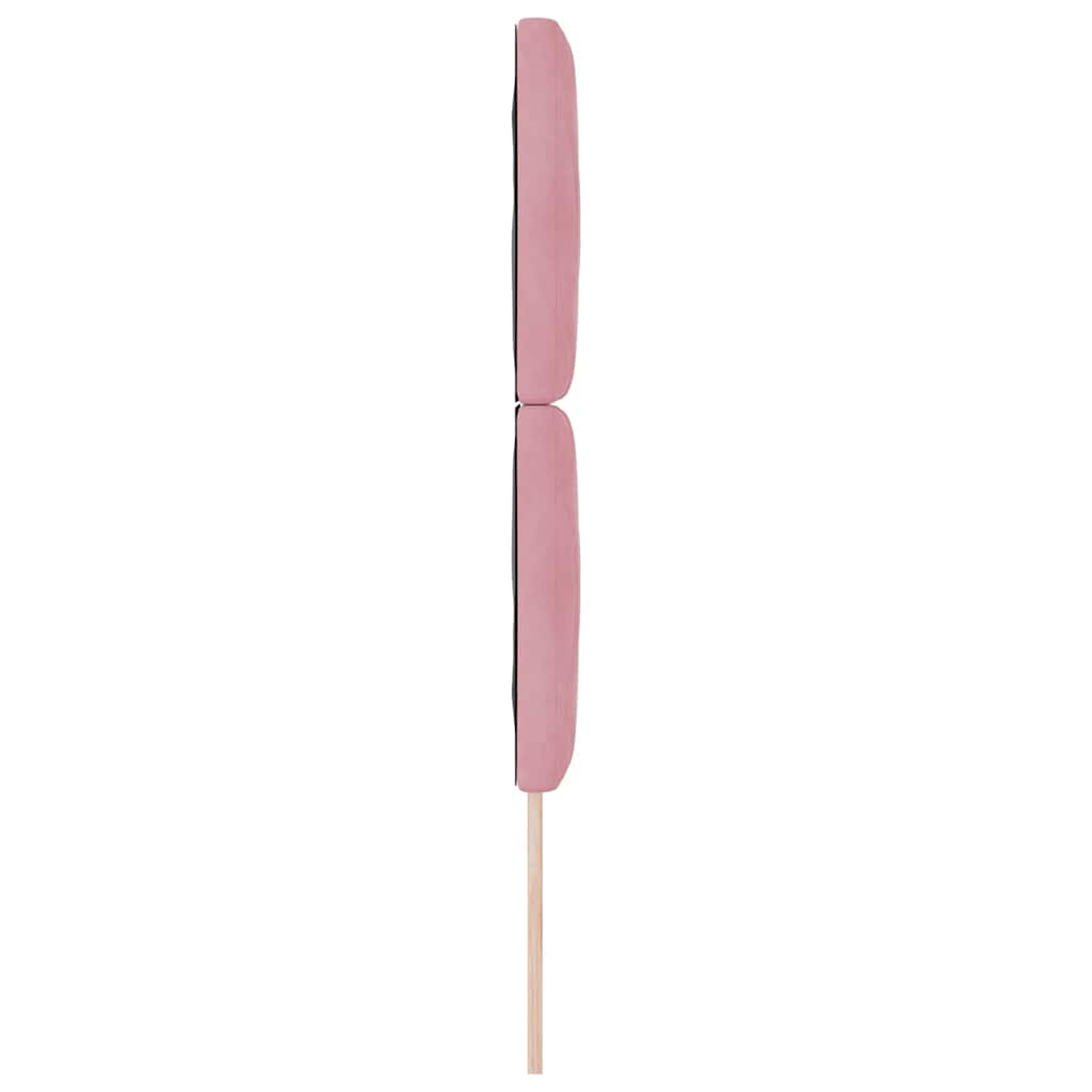 LED Kopfteil Rosa 80 cm Samt
