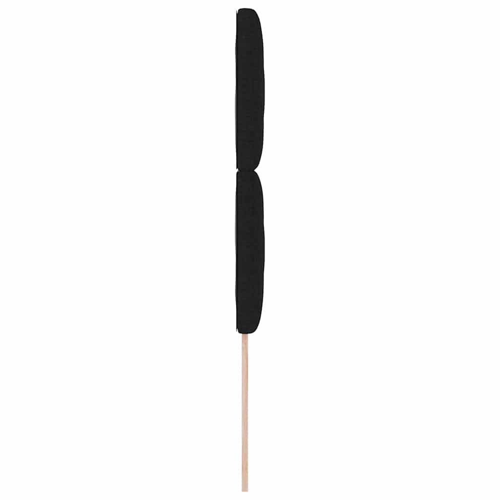 LED Kopfteil Schwarz Stoff