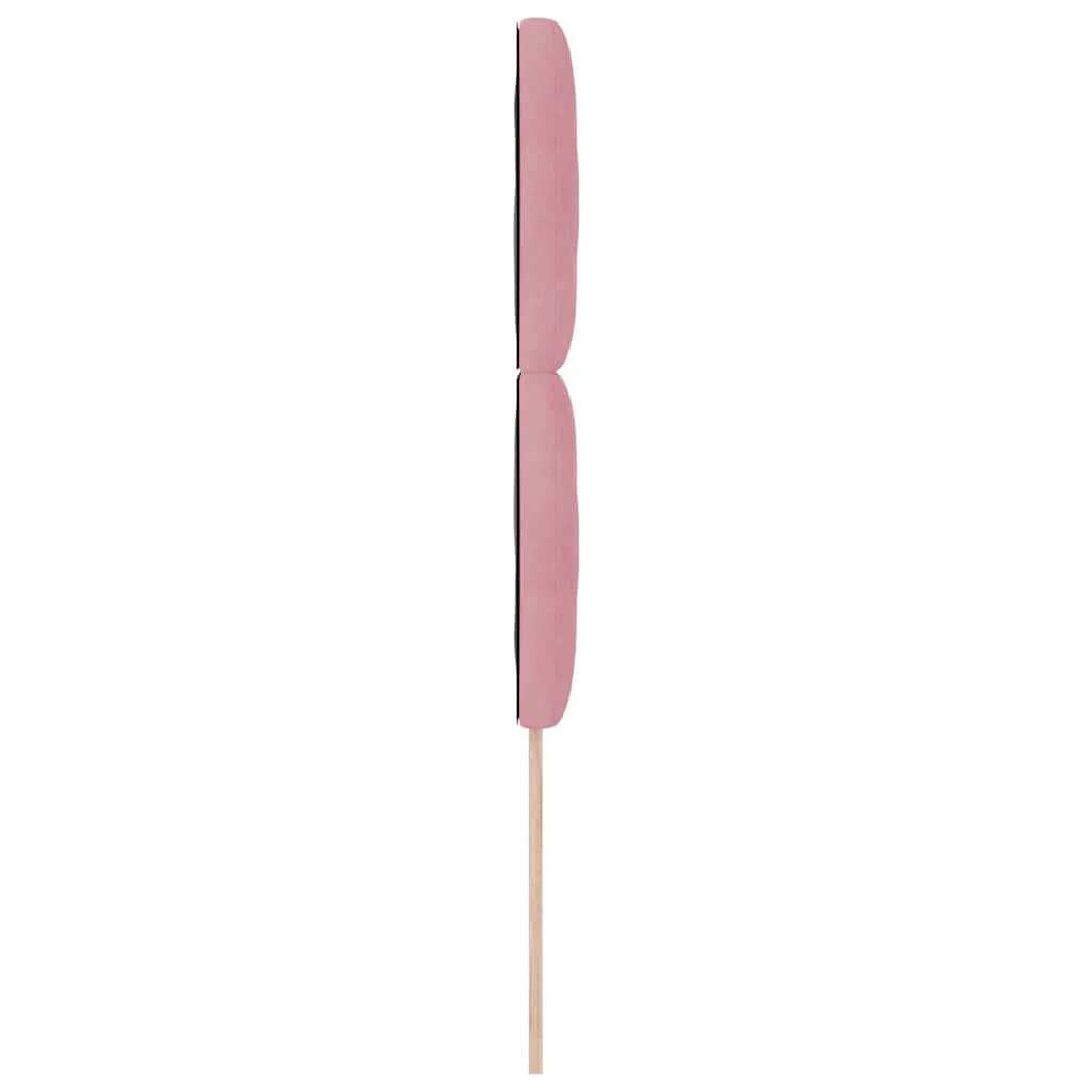 LED Kopfteil Rosa 100 cm Samt