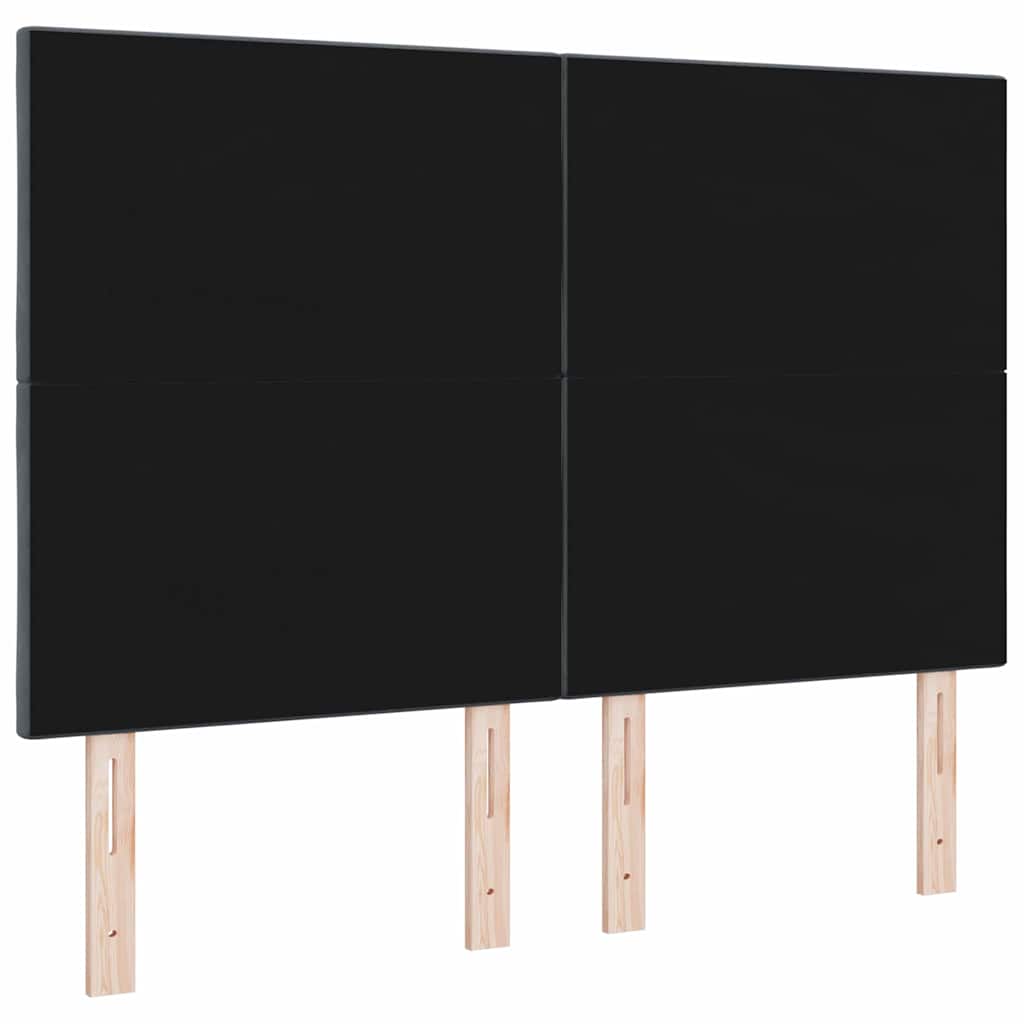 LED Kopfteil Dunkelgrau 160 cm Samt