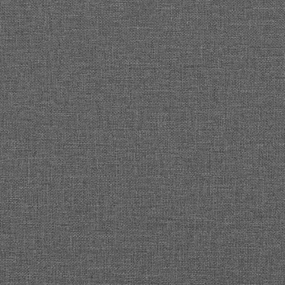 Boxspringbett mit Kopfteil Dunkelgrau 180 x 200 cm Stoff