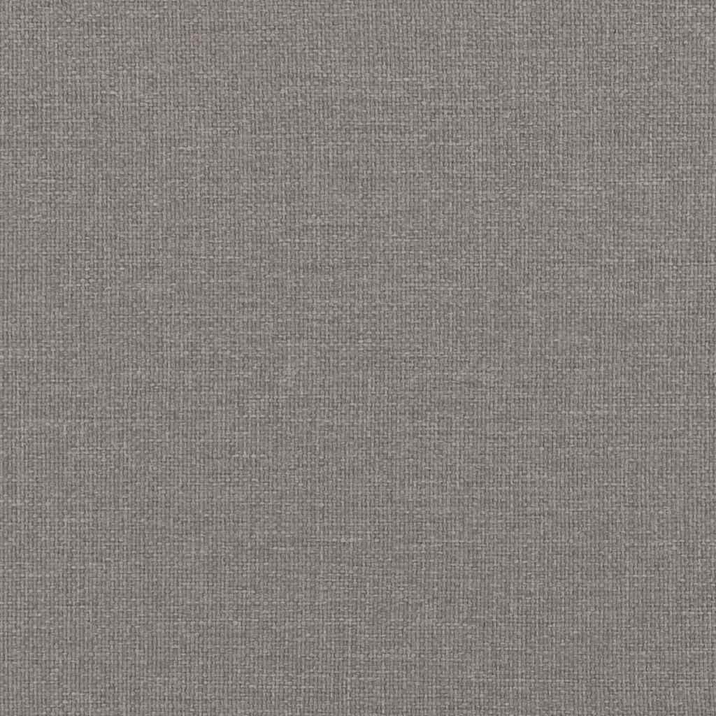 Boxspringbett mit Matratze Taupe 200 x 200 cm Stoff