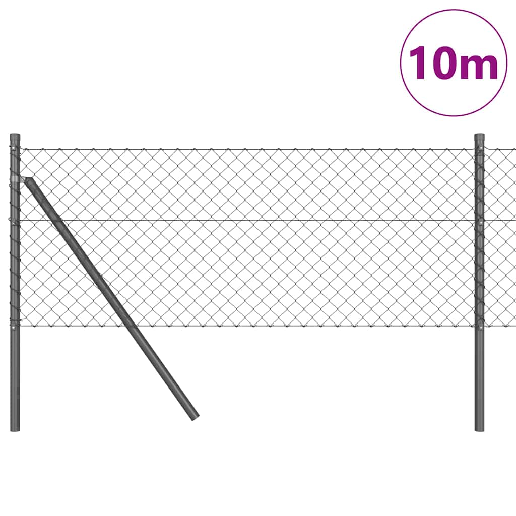 Ground Fix Geschweißter Drahtzaun 10 x 0,4 m (B x H)