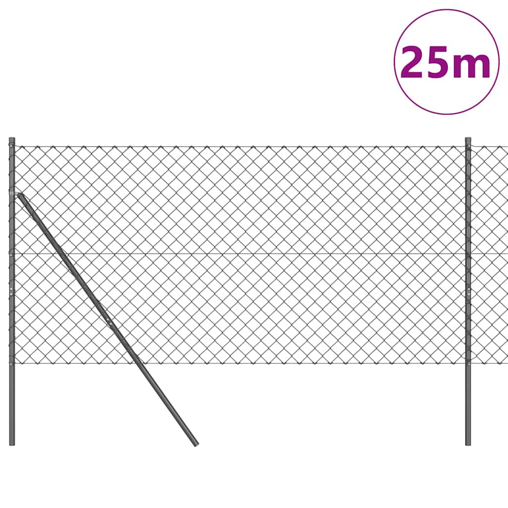 Ground Fix Geschweißter Drahtzaun 25 x 1,4 m (B x H)