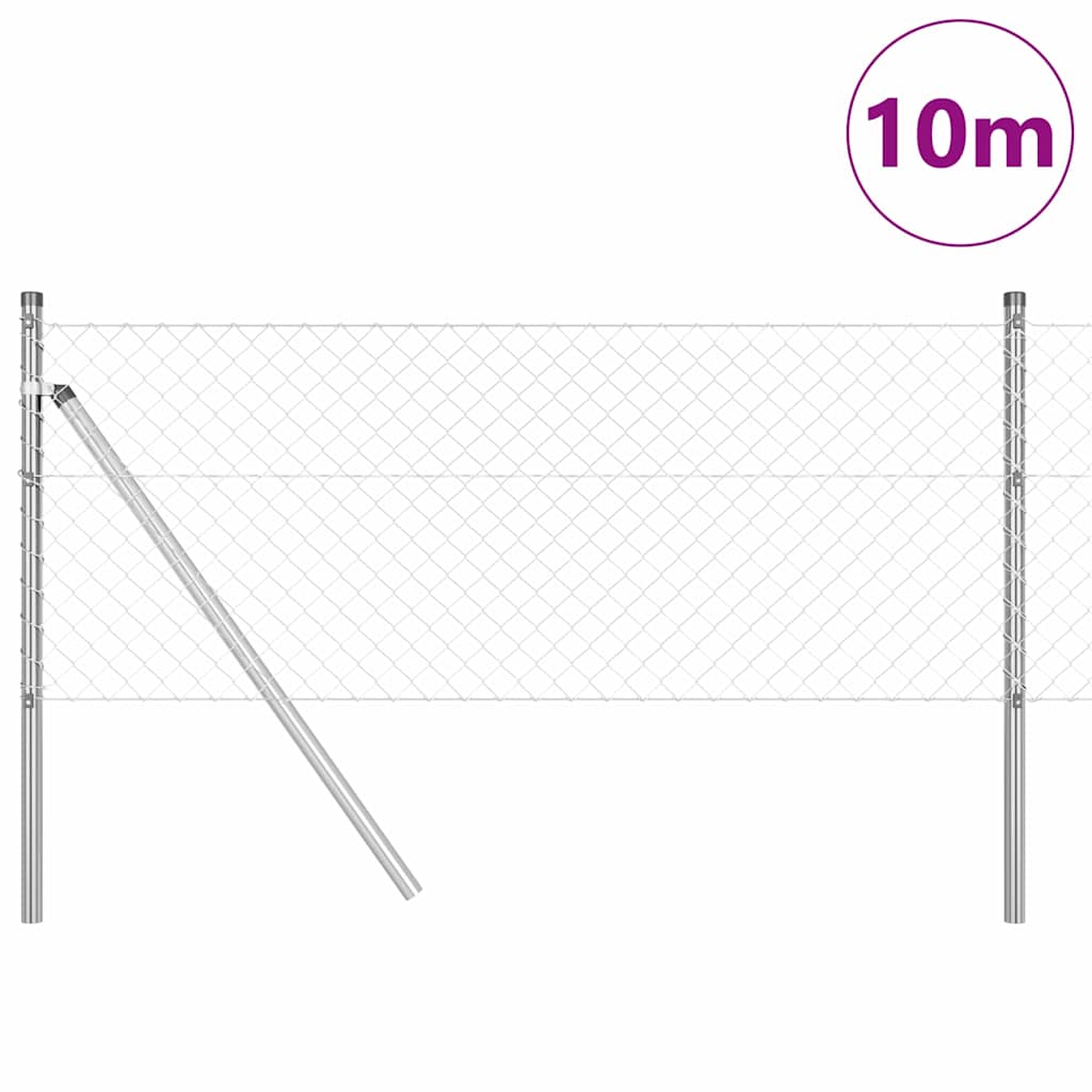 Ground Fix Geschweißter Drahtzaun 10 x 0,4 m (B x H)