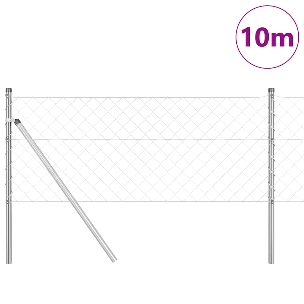 Ground Fix Geschweißter Drahtzaun 10 x 0,8 m (B x H)