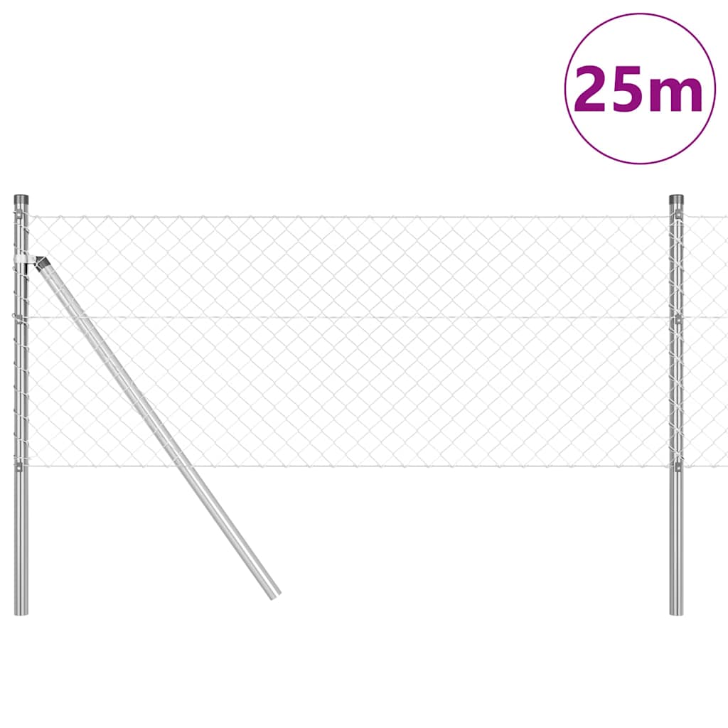 Ground Fix Geschweißter Drahtzaun 25 x 0,8 m (B x H)