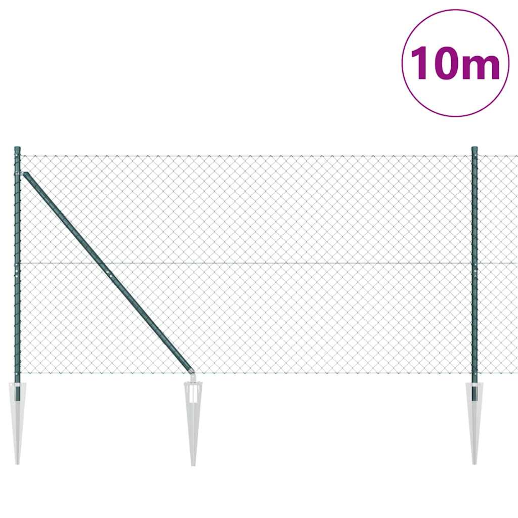 Schweißdrahtzaun mit Spikes 12 x 0,032 m (B x H)