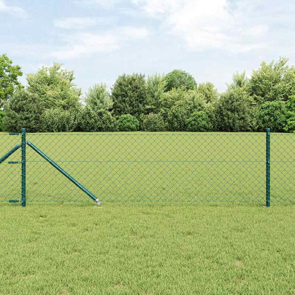 Schweißdrahtzaun mit Spikes 25 x 0,4 m (B x H)