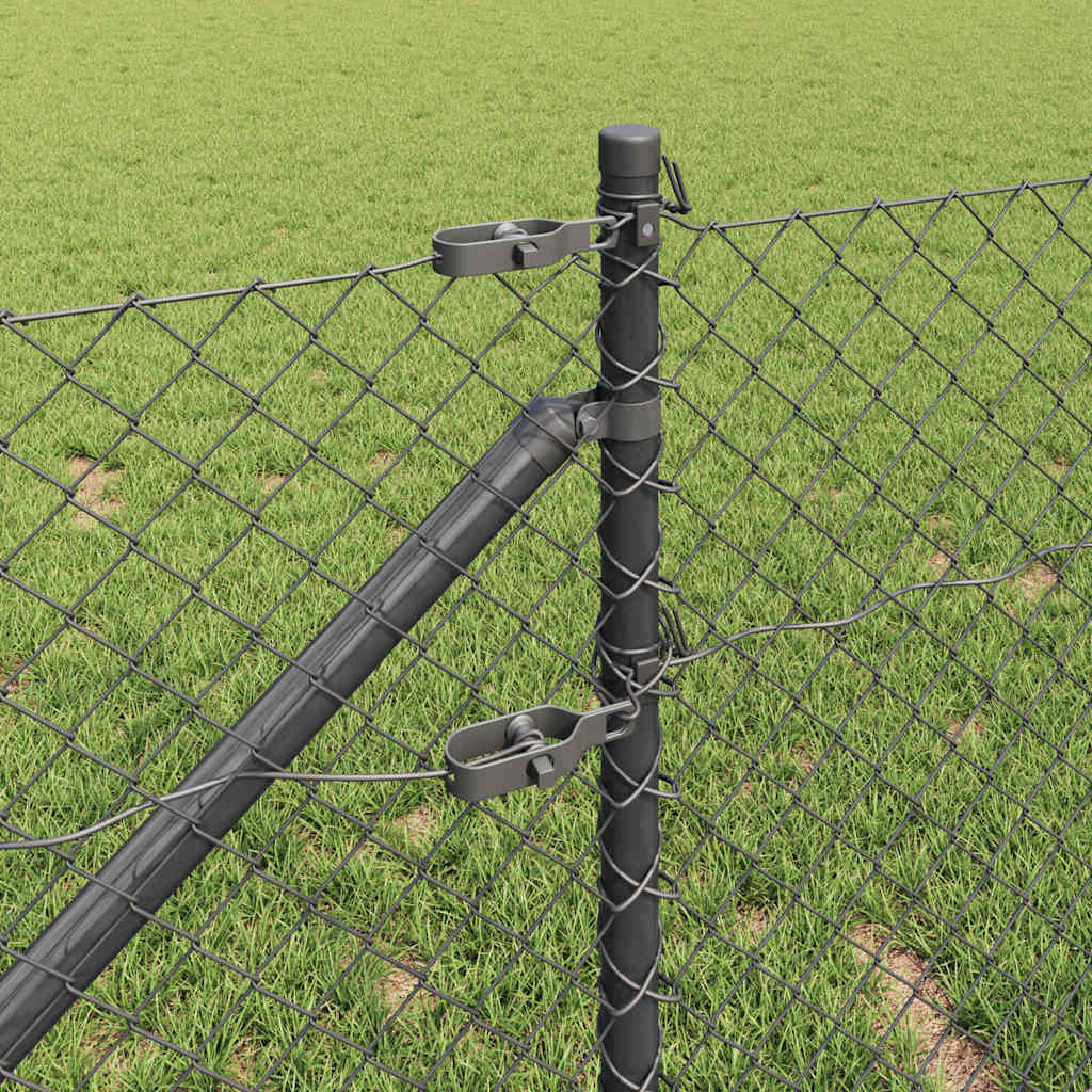 Schweißdrahtzaun mit Spikes 10 x 0,4 m (B x H)