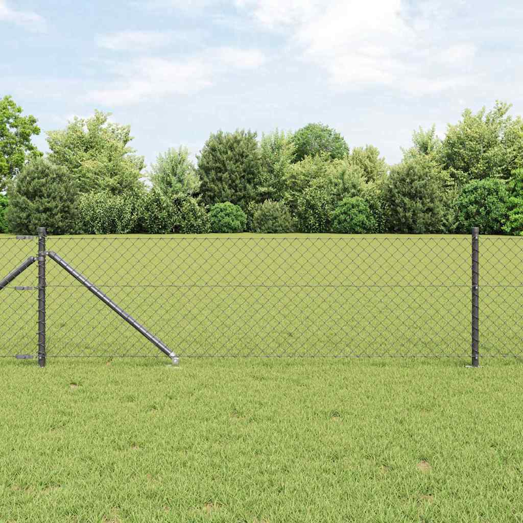 Schweißdrahtzaun mit Spikes 10 x 0,6 m (B x H)
