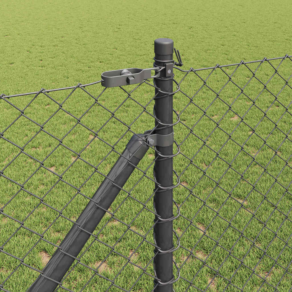 Schweißdrahtzaun mit Spikes 10 x 1,4 m (B x H)