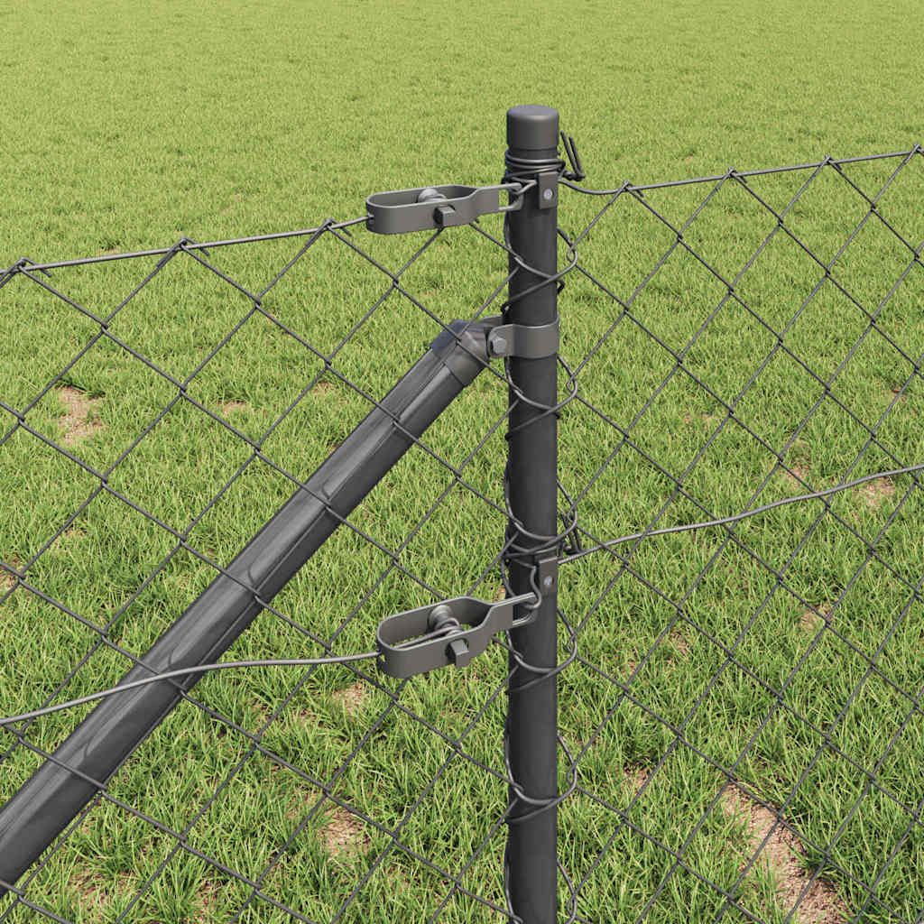 Schweißdrahtzaun mit Spikes 10 x 0,6 m (B x H)