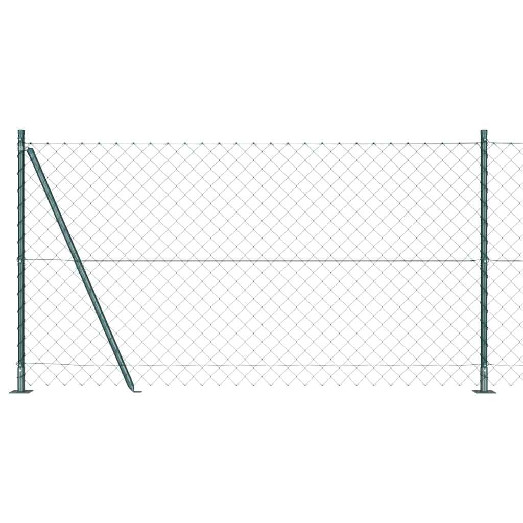 Geschweißter Drahtzaun mit Betonfundament 10 x 1,2 m (B x H)